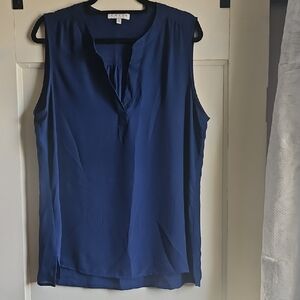 Blue Chaus Sleeveless Top In Large